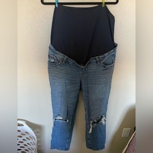 Abercrombie and Fitch Maternity Ankle straight jeans